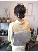[お呼ばれヘア]　和装ヘアアレンジ