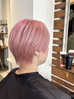 ルー(loup)&nbsp;ピンクシルバー/ピンクホワイト/ダブルカラー/ブリーチ