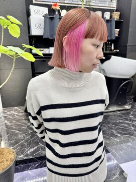 チュダック(ChuDuck) 《inner pink》ハイトーン/ケアブリーチ/ダブルカラー/韓国