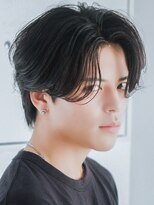 シオン(shion)&nbsp;刈り上げセンターパートサーフカール_F1381