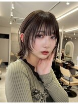 サンドパールス 仙台店(sand PALCE)&nbsp;髪質改善/大人ガーリー/似合わせカット/ショートボブ前髪/仙台
