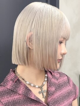 ニコ トウキョウ 渋谷(nico TOKYO) ホワイトブロンドダブルカラーハイトーン韓国レイヤー