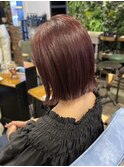 【四条烏丸】タイトボブ×ピンクブラウン