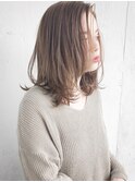 ミルクティーグレージュ