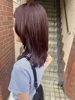 イイナヘアガレージ(117)&nbsp;【117hairgarage】艶髪_ピンクバイオレットカラー♪