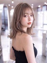 ハバナ 渋谷(HAVANA)&nbsp;韓国レイヤーミディアム＊前髪カット＊ハイトーン【ハバナ渋谷】