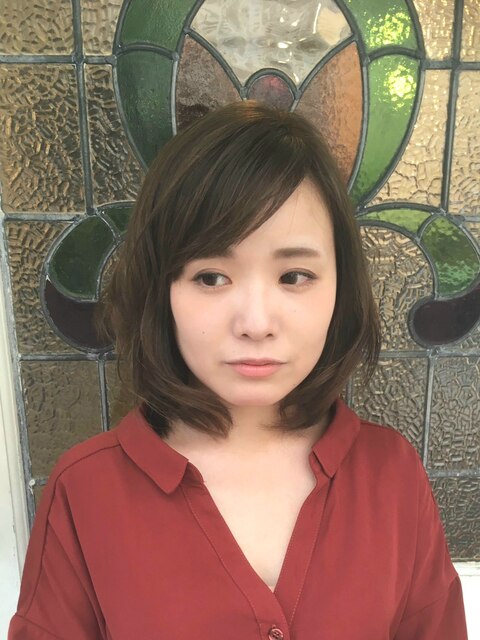 ボヌールヘアー 綾瀬【岡部 賢悟】マッシュボブ