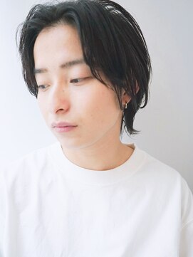 キャンバス バイ ネオリーブ 横浜西口(Canvas by neo.) 韓国風センター分けウルフスタイル【横浜】