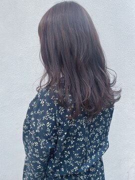 モルニ(MORNI) ダークブラウン_マロンベージュ Aラインボブ かきあげ