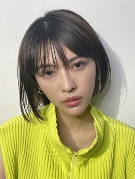 ザ オーダー(THE ORDER) ボブ＋ちょびっとインナーカラークロスパーマ