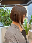 【阿部もえる】すっきりミニボブ