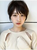 【渡辺】ショートグラデーションカラーペールベージュ