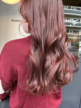 セトル(Settle) うる艶ピンクブラウン