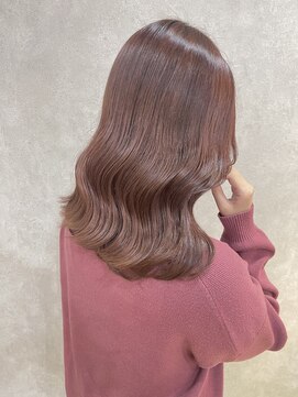 スラッシュ(SLASH) 髪質改善/ピンクグレージュ/透明感カラー/ナチュラル/艶髪