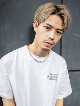 エイトメン 博多店(EIGHT MEN) メンズ/センターパート/ブリーチ/博多駅