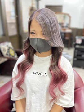 ネオダダ(NeO DADA) #グレー#パステルピンク#グラデーション
