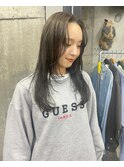 ((蜃気楼))オリーブグレージュとレイヤースタイル
