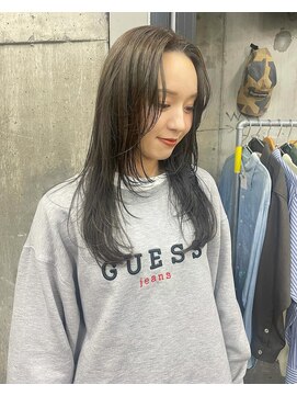 蜃気楼 ((蜃気楼))オリーブグレージュとレイヤースタイル