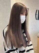 アース コアフュールボーテ 東松山店(EARTH coiffure beaute)&nbsp;グレージュ_シルバーカラー_ダブルカラー