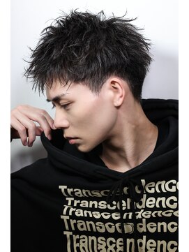 リップス 原宿(LIPPS) 無造作ツーブロック【アップバングショート】