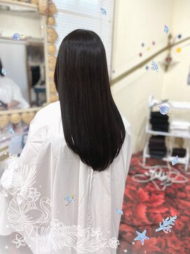 エデン ビークス チルドレン(EDeN Beeks children) #プルエクステ#レイヤーロング#修正#大人女子#黒髪#シール