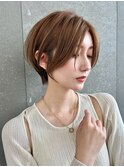 大人可愛いショートボブ