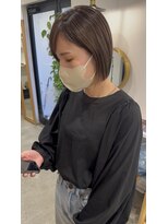 ハイク(HYKE)&nbsp;骨格補正/切りっぱなしボブ/艶カラー