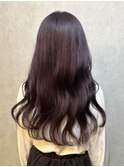 華やかさをプラスするバイオレットブラウン×ケアパーマ#3