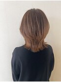 トップをふんわり　くびれレイヤー　理想的ひし形シルエット