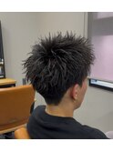 刈り上げ×スパイキーショート