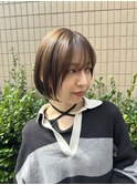 ぱつっとボブ