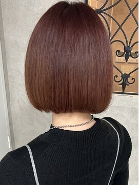 ルノン(LUNON) イメチェンヘアスタイルホワイトブロンド外ハネボブ美髪のススメ