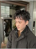 メンズピンパーマスタイル