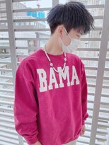 ジーナ 天神(Zina)&nbsp;刈り上げマッシュ/ブルーブラック