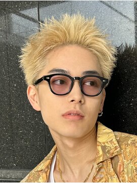 フィフス トウキョウ (fifth TOKYO) 渋谷緩め凄スパイキーショートブリーチWカラーメンズショート