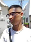 MEN'S/ハイフェード×クロップ/短髪/男髪