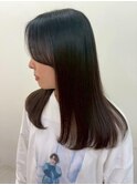髪質改善トリートメント/黒髪ロング前髪カット☆20代~50代