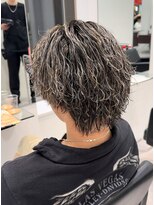 オーシャントーキョー 仙台(OCEAN TOKYO)&nbsp;センターパートハイライトメッシュツイストスパイラルウルフ