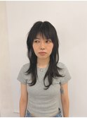 夏のウルフエクステ y2k ラフヘア