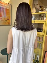 ヒントステーション(HINTSTATION)&nbsp;〈浅草 半個室〉艶ミディ/ブラウンベージュ