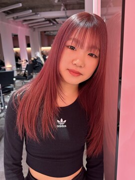 ダズリングディア(Dazzling Deer) レッド／ロング／レイヤーカット