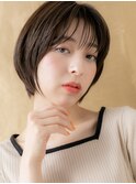 似合わせカット前下がり小顔丸みショート312W戸田公園30代40代