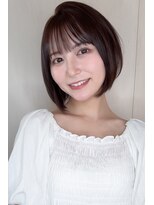 レム 長町店(L.E.M) キュートボブ×艶カラー