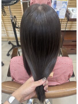 ソワンドゥブレス 大日店 (soin de brace) ・ミディアムグレーアッシュ×髪質改善