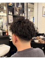 ブロートーキョーバーバーショップ 神田店(Bro Tokyo BARBERSHOP)&nbsp;2ブロミドルフェードパーマ