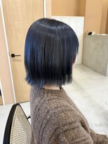 ジジ インターパーク 宇都宮(Gigi)&nbsp;ブルーブラック/切りっぱなしボブ/宇都宮/インターパーク