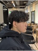 シャドウパーマ 波巻きパーマ 波巻きスパイラル サーフカール