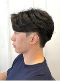 大人毛流れニュアンスパーマ