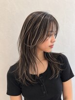 リーチェ(ReCHE by CAPA(旧:CAPA茅ヶ崎店)) ハイライト脱白髪染めくびれ外国人レイヤー艶髪ロングボブ14