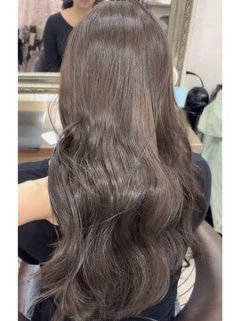 ヘアーアンドメイク シークタチカワ 立川店(Hair&Make Seek) 【澤飯】ブリーチなしダブルカラーでつくる透明感グレージュ